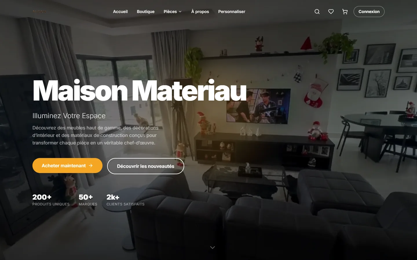 Homepage of Maison Materiau